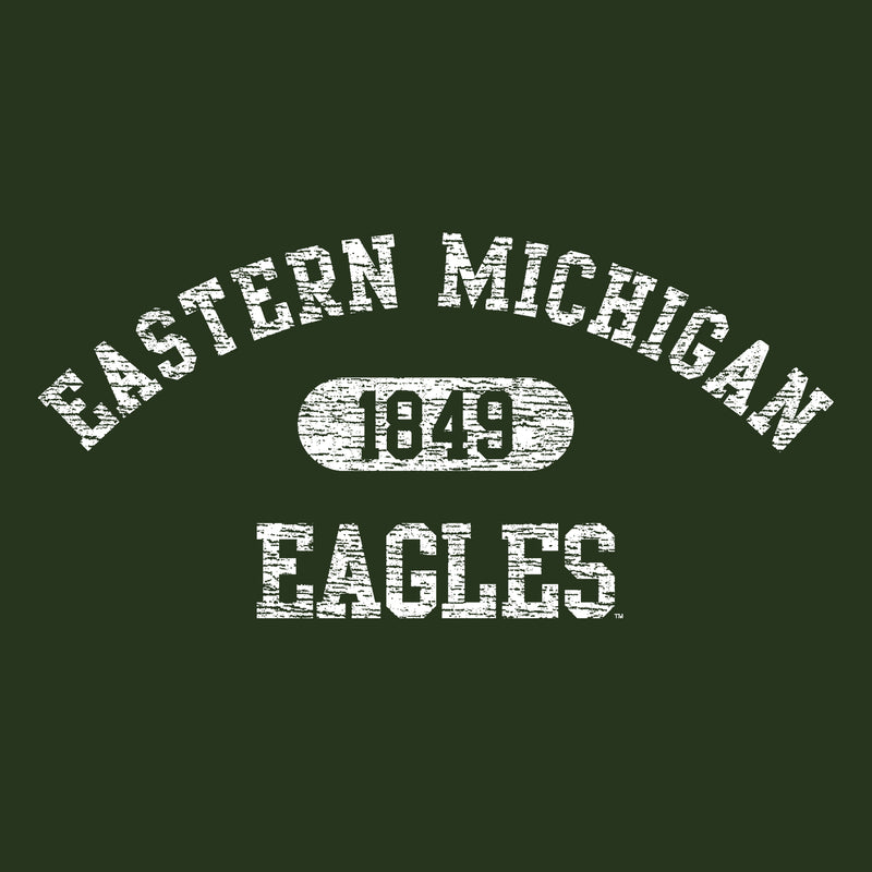 Eastern Michigan University Eagles Athletic Arch Heavy Blend Hoodie - Forest