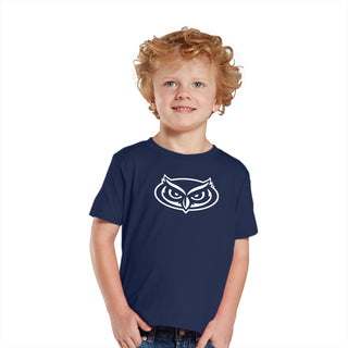 Florida Atlantic University Owls Primary Logo Toddler Short Sleeve T Shirt - Navy