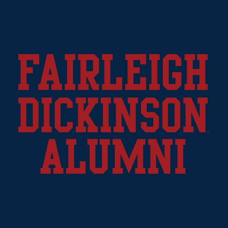 Fairleigh Dickinson University Knights/Devils Basic Block Alumni Cotton Short Sleeve T-Shirt  - Navy