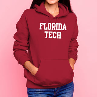 Florida Institute of Technology Panthers Basic Block Hoodie - Cardinal