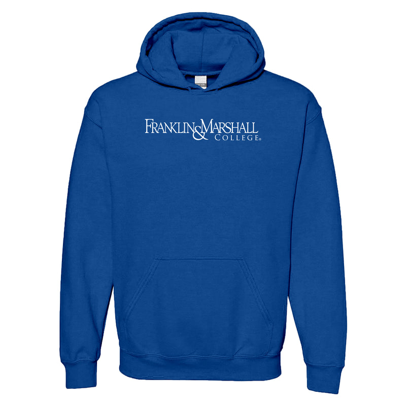 Franklin & Marshall College Diplomats Basic Block Hoodie - Royal