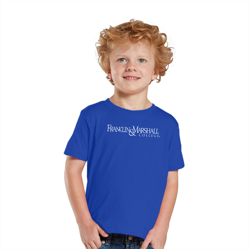 Franklin & Marshall College Diplomats Basic Block Toddler T Shirt - Royal