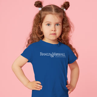 Franklin & Marshall College Diplomats Basic Block Toddler T Shirt - Royal