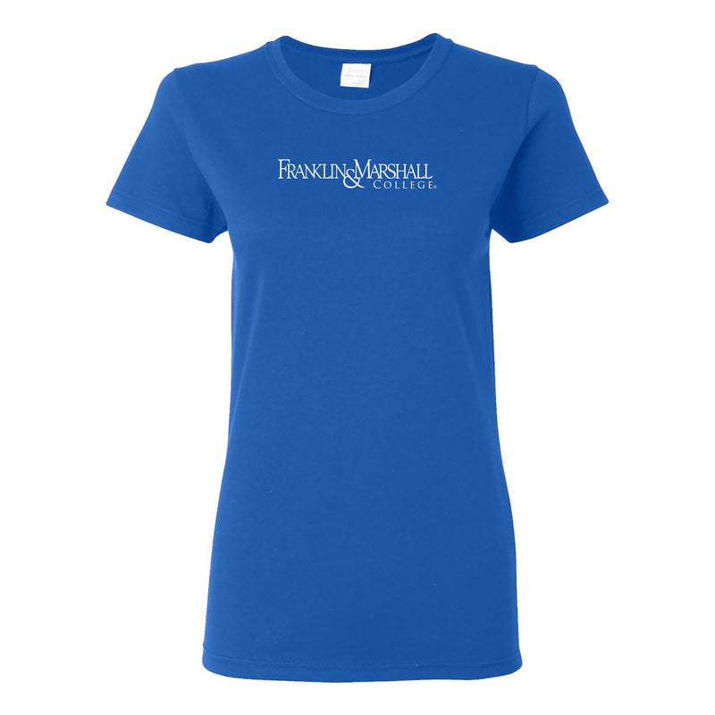 Franklin & Marshall College Diplomats Basic Block Women's Short Sleeve T Shirt - Royal