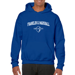 Franklin & Marshall College Diplomats Arch Logo Hoodie - Royal