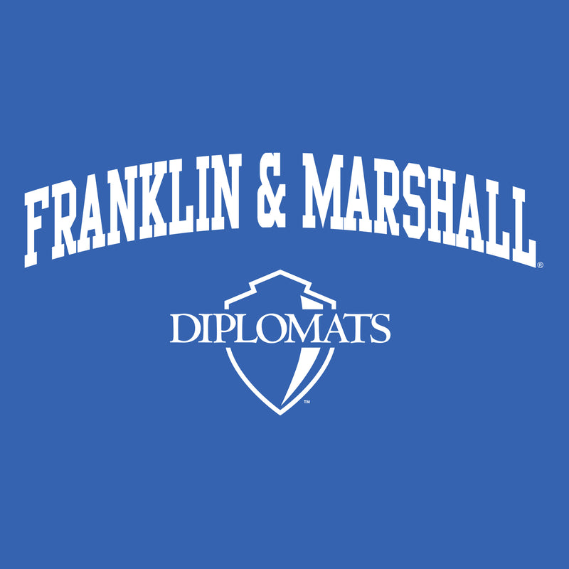 Franklin & Marshall College Diplomats Arch Logo Women's T Shirt - Royal