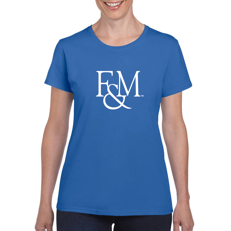 Franklin & Marshall College Diplomats Primary Logo Women's T Shirt - Royal