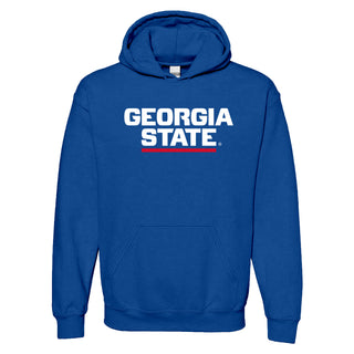 Georgia State University Panthers Basic Block Heavy Blend Hoodie - Royal