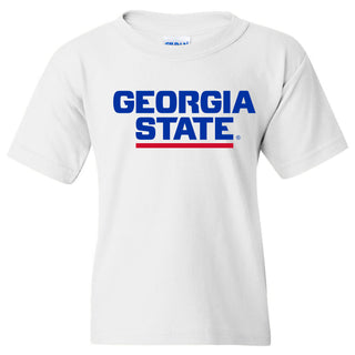 Georgia State Basic Block Youth T-Shirt - White