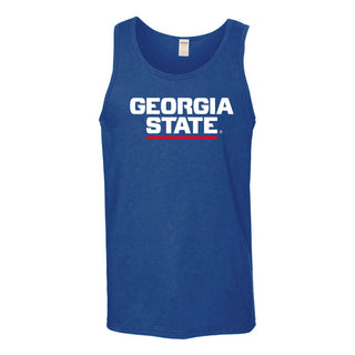 Georgia State University Panthers Basic Block Tank Top - Royal