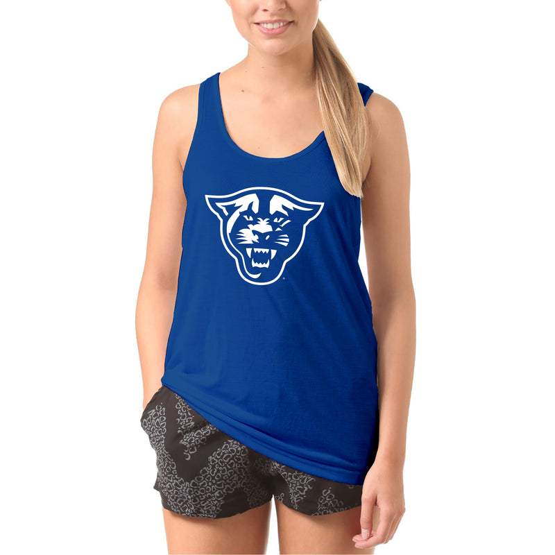 Georgia State University Panthers Primary Logo Tank Top - Royal