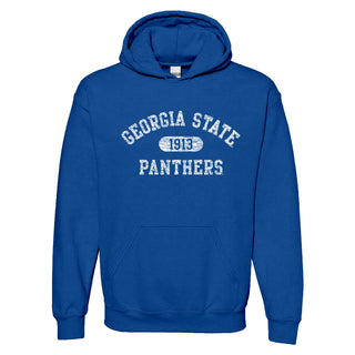 Georgia State University Panthers Athletic Arch Heavy Blend Hoodie - Royal