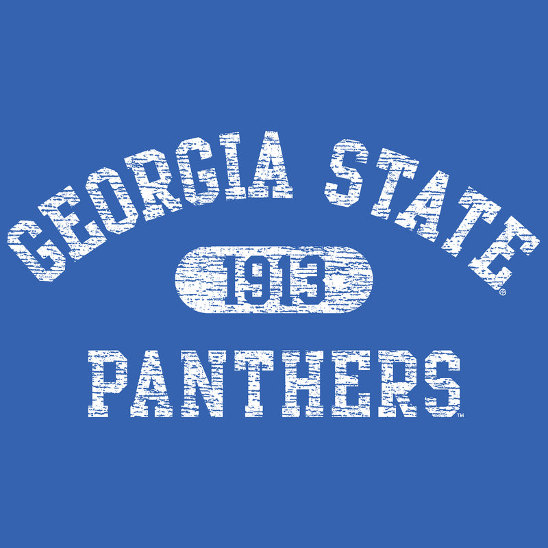 Georgia State University Panthers Athletic Arch Heavy Blend Hoodie - Royal