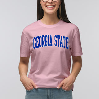 Georgia State Panthers Mega Arch T-Shirt - Light Pink