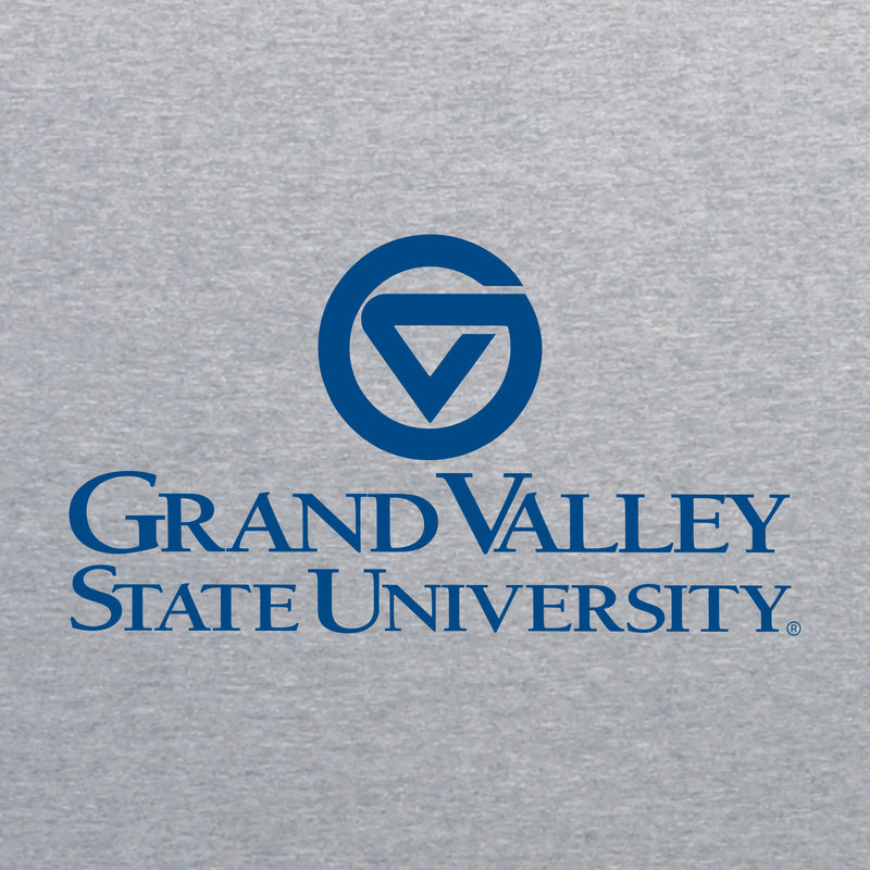 Grand Valley State University Lakers Institutional Logo Short Sleeve T Shirt - Sport Grey