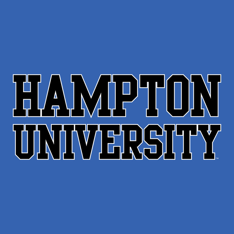 Hampton University Pirates Basic Block Tank Top - Royal