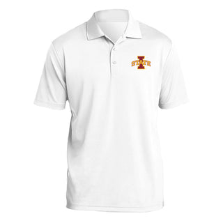 Iowa State University Cyclones Logo Mens Polo - White