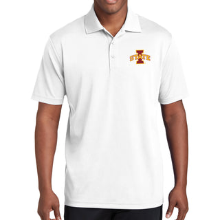 Iowa State University Cyclones Logo Mens Polo - White