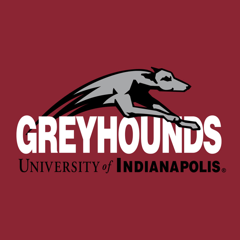 University of Indianapolis Greyhounds Primary Logo Cotton Youth T-Shirt - Cardinal