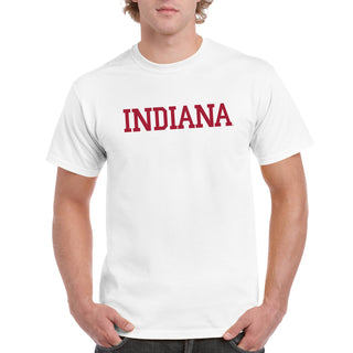 Indiana University Hoosiers Basic Block Short Sleeve T-Shirt - White