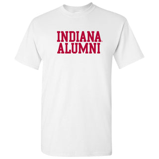 Indiana University Hoosiers Block Alumni Short Sleeve T-Shirt- White