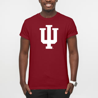 Indiana University Hoosiers Trident Short Sleeve T-Shirt - Cardinal