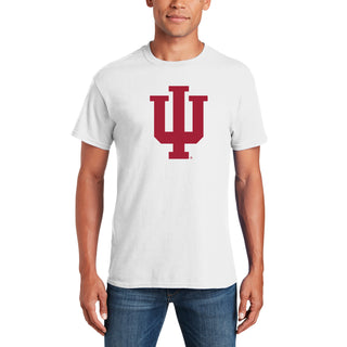 Indiana University Hoosiers Trident Shirt Sleeve T-Shirt - White