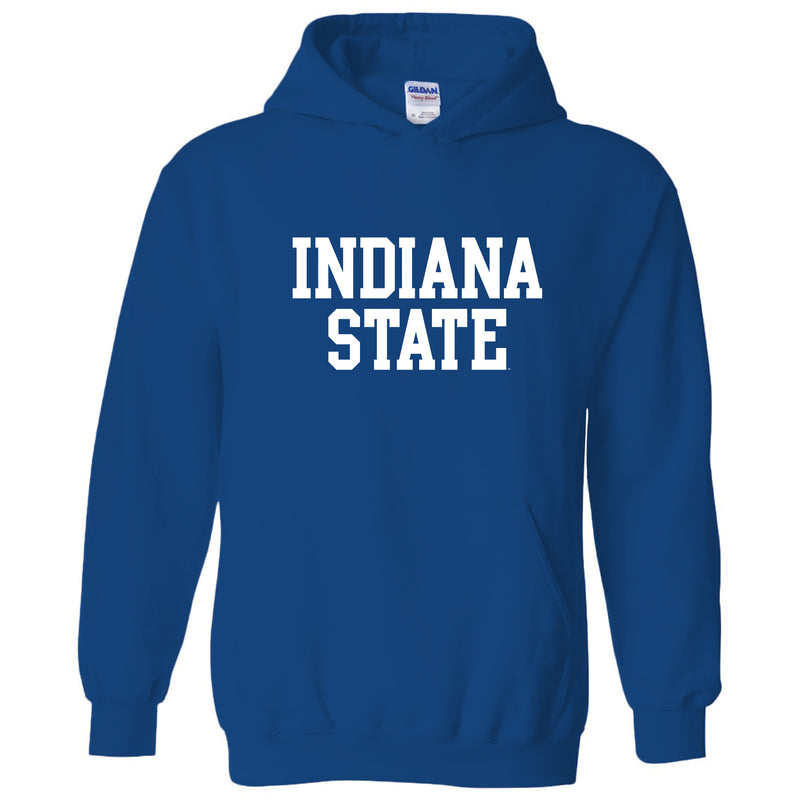 Indiana State University Sycamores Basic Block Hoodie - Royal