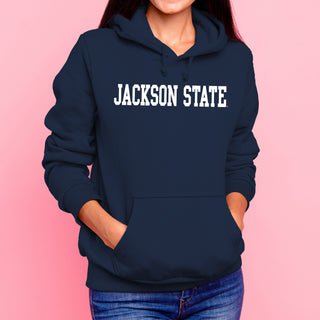 Jackson State Tigers Basic Block Hoodie - Navy