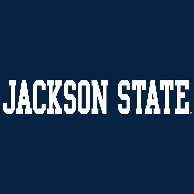 Jackson State Tigers Basic Block Crewneck Sweatshirt - Navy