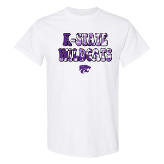 Kansas State Tie Dye Type T-Shirt - White