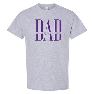 Kansas State Classic Dad T-Shirt - Sport Grey