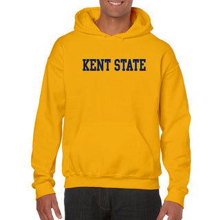 Kent State Golden Flashes Basic Block Hoodie - Gold