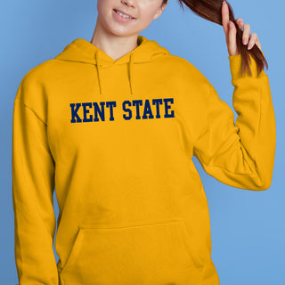 Kent State Golden Flashes Basic Block Hoodie - Gold