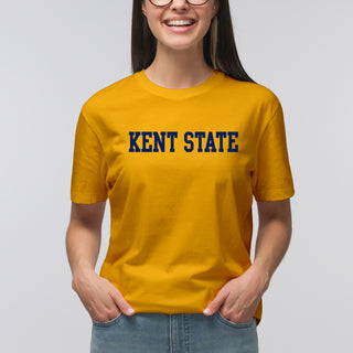 Kent State Golden Flashes Basic Block T Shirt - Gold