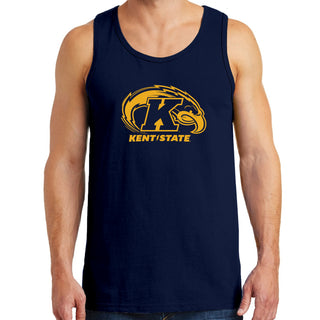 Kent State University Golden Flashes Primary Logo Tank Top - Navy