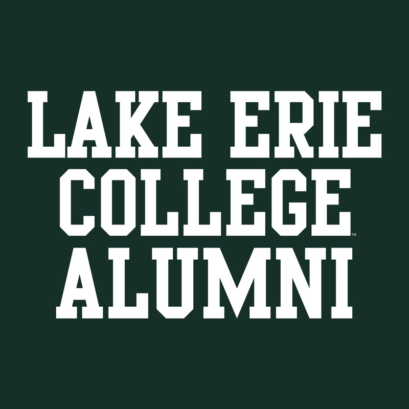 Lake Erie College Storm Alumni Basic Block Short Sleeve T Shirt - Forest