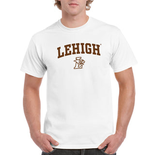 Lehigh University Mountain Hawks Arch Logo T-Shirt - White