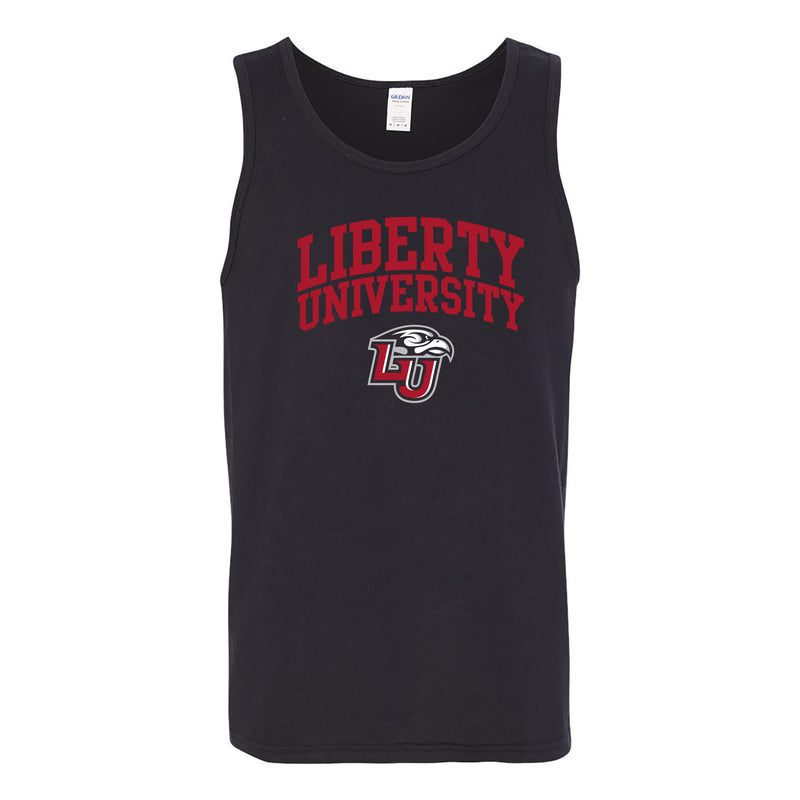 Liberty University Flames Arch Logo Tank Top - Navy