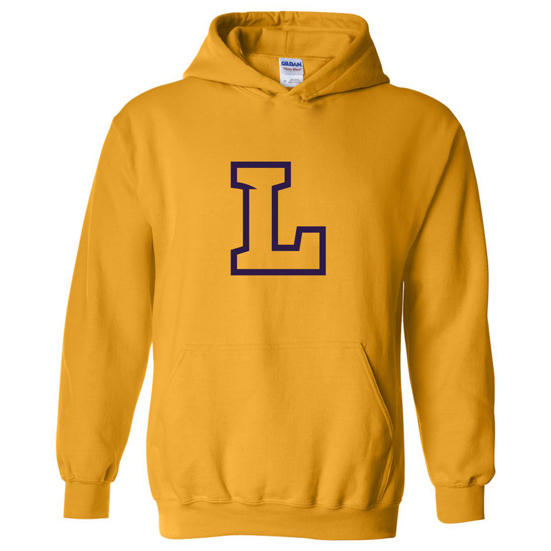 Lipscomb University Bisons Primary Logo Heavy Blend Hoodie - Gold