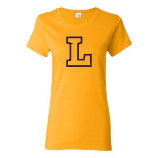 Lipscomb University Bisons Primary Logo Women's Short Sleeve T Shirt - Gold