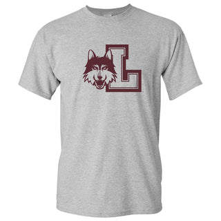 Loyola University Chicago Ramblers Logo Short Sleeve T Shirt - Sport Grey