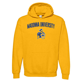 Madonna Arch Logo Hoodie - Gold