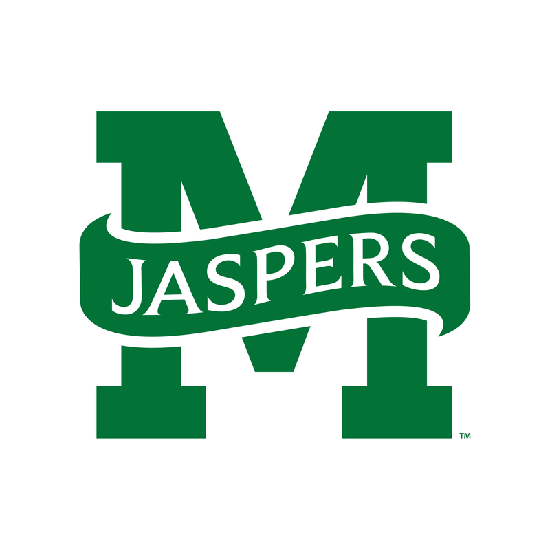 Manhattan College Jaspers Primary Logo Short Sleeve Womens T Shirt - White