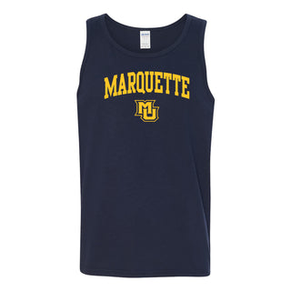 Marquette University Golden Eagles Arch Logo Tank Top - Navy