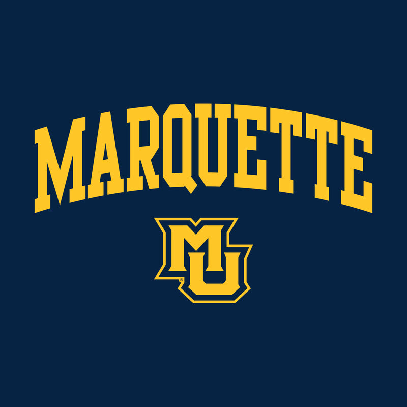 Marquette University Golden Eagles Arch Logo Womens T-Shirt - Navy