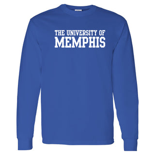 Memphis Tigers Basic Block Long Sleeve - Royal