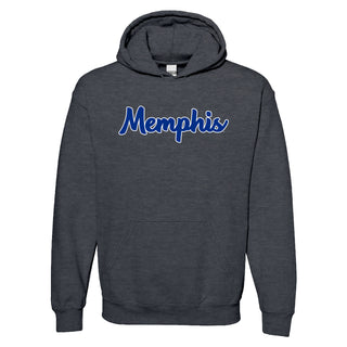 Memphis Tigers Basic Script Hoodie - Dark Heather