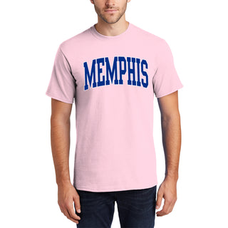 Memphis Tigers Mega Arch T-Shirt - Light Pink