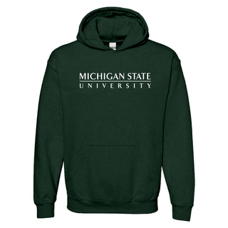 Michigan State University Spartans Institutional Logo Hoodie - Forest